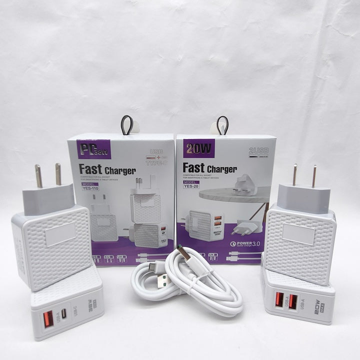 2024 Charger Phone Dual Port Charger for Oraimo Charger Type C Cell Phone Wholesale