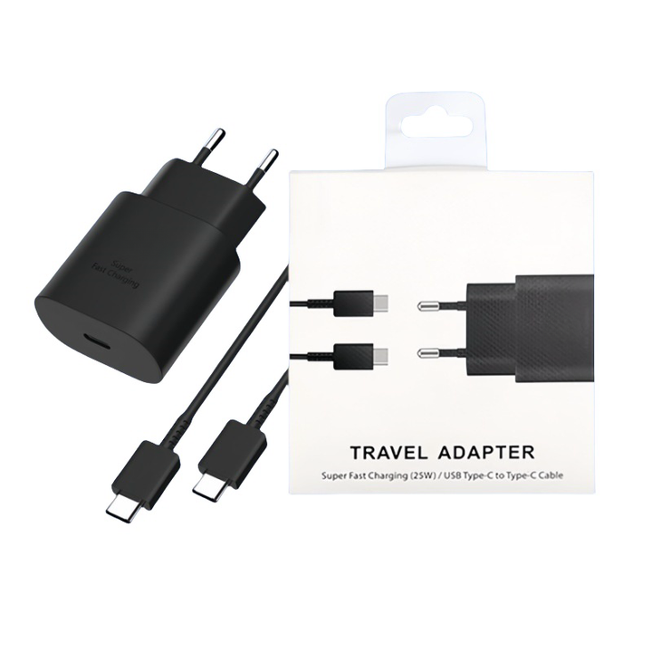 TA800 25W PD Adapter Original Quality Electric Charger EU Plug Super Fast Chargeur for Samsung for Galaxy S25 S21 Earphones