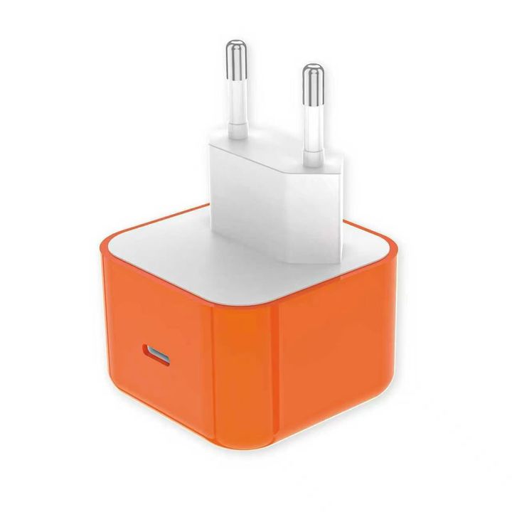 USB-C Fast Charger 40W PD 3.0 EU Plug for iPhone 17 Pro Max Smart Watch Mobile Phone Fireproof with Type-C Port