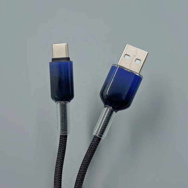 Rainbow Nylon Braided Usb to 8pin C89/c189 Chip Cable for iphone USB to Type c for Samsung Data Cable OEM Brand