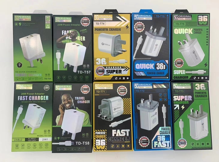 QC 4.0 Vooc Super Fast Charger for Oppo for Xiaomi Turbo Fast Charger