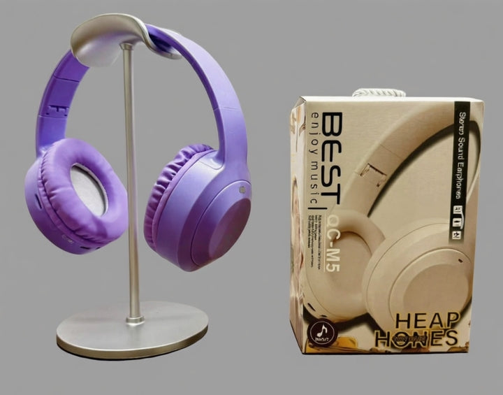 Wholesale M5 BT5.3 Over Ear Foldable Wireless Headset for Mobile Phone Game Gift Headphones