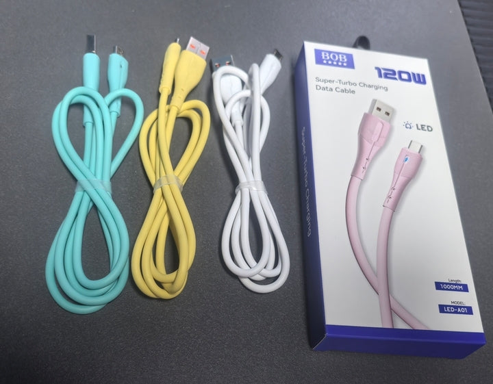 RUNYU Customized Logo Fast Charging Braid Shielding USB-A to Type-C Data Cable for Computer and Mobile Phones
