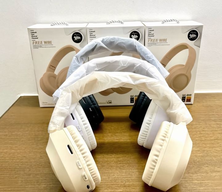 QC-B99 Wireless BT5.3 Headset with 5-10 Hours Battery Life PC ABS Material Long Wear & Pain-free Design High Quality