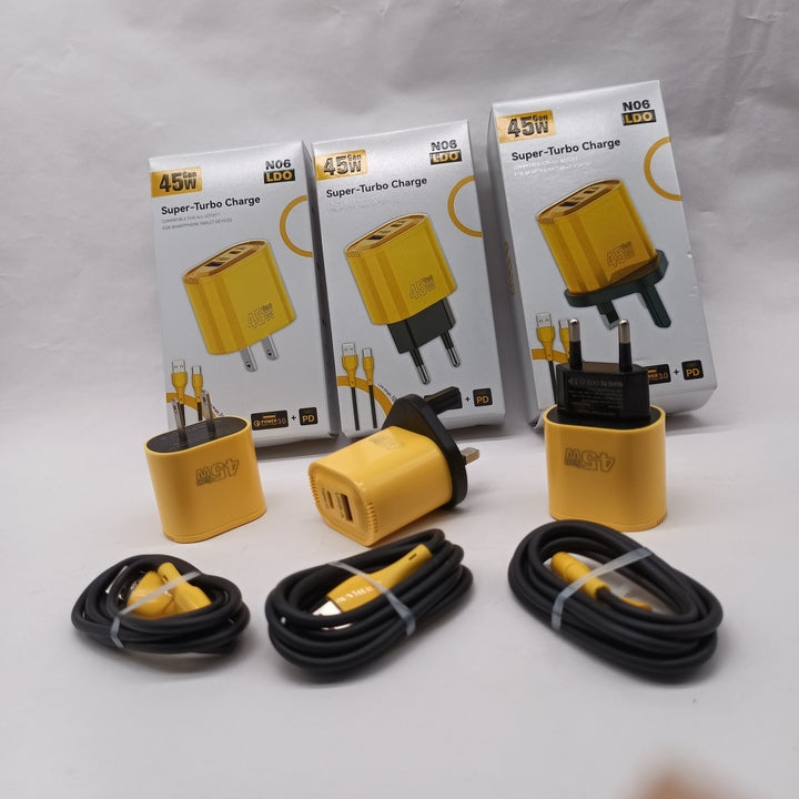 QC3.0 PD 20W 12V 1.67A Fast Charging USB Type-C Wall Charger Dual Voltage Input Short Circuit Protection for Android Devices