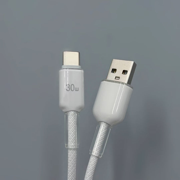 Rainbow Nylon Braided Usb to 8pin C89/c189 Chip Cable for iphone USB to Type c for Samsung Data Cable OEM Brand