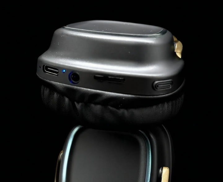 QC609 New Retro Style Trend Wireless Luminous Headset High Value Long Endurance Active RGB Headphones