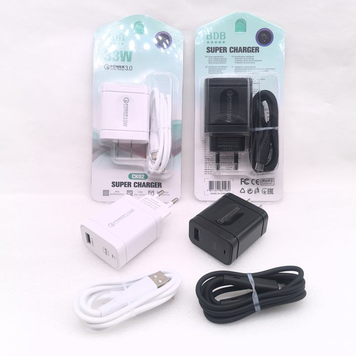 33W Fast Type C Charger Electric Wall Charger for Samsung for Huawei Travel OEM Mobile Accessories Convenient Rapid Charging