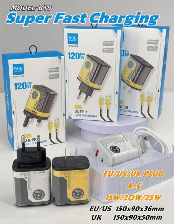 USB-C 25W Quick Charge 3.0 Wall Charger Type-C Fast Charging Travel Adapter for Mobile Phones EU US UK Socket