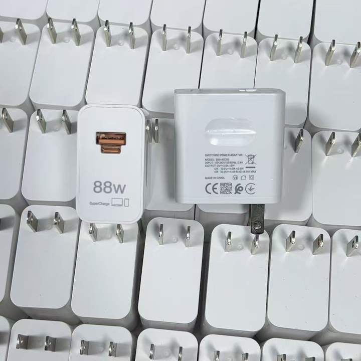88W AC Wall Adapter for Huawei Fast Charging 3.0 Quick Charge PD Compatible 5V/2.4A Output 9V/2A Input