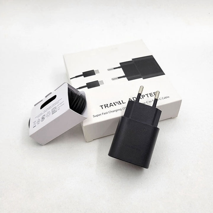 TA800 25W PD Adapter Original Quality Electric Charger EU Plug Super Fast Chargeur for Samsung for Galaxy S25 S21 Earphones