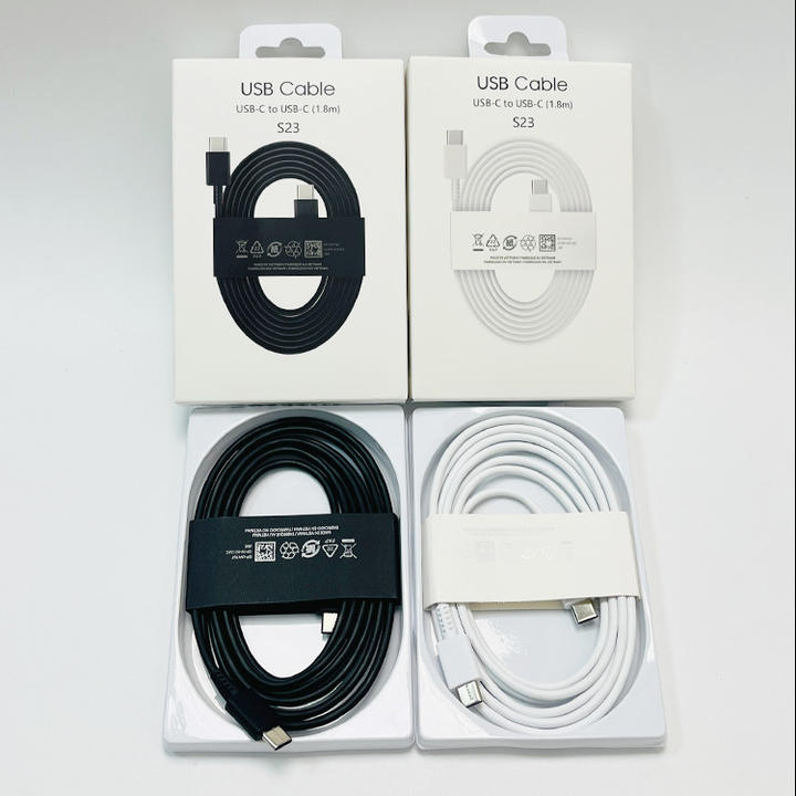 EP-DW767 3A Double Head Type-C Fast Charging Data Cable for Samsung S23/S24 1.8 Meter Mobile Phone Charging Cable TPE Braid