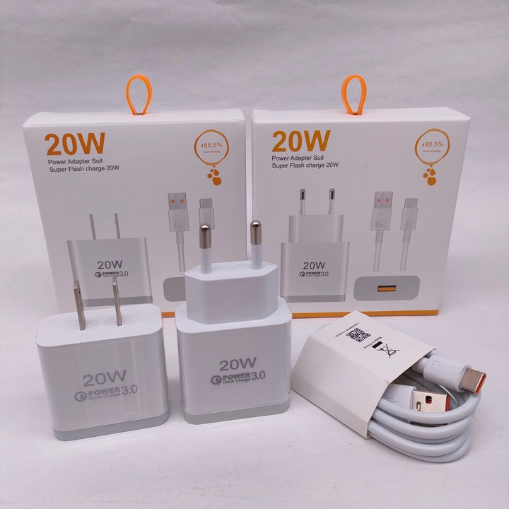 Portable Mobile Phone Cube USB Power Adapter Fast Charging QC3.0 EU US Plug Wall Charger for Xiaomi for Samsung Charger