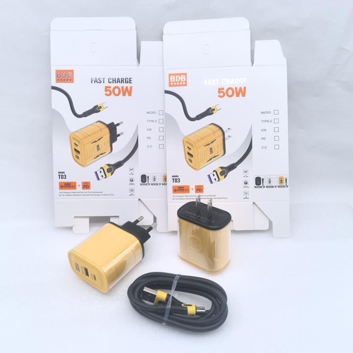 25W USB C Wall Charger & 3A Type C Cable Travel Adapter 5V/3A Output for Samsung Electric Cargadores Tipo c Adaptateur Kabel