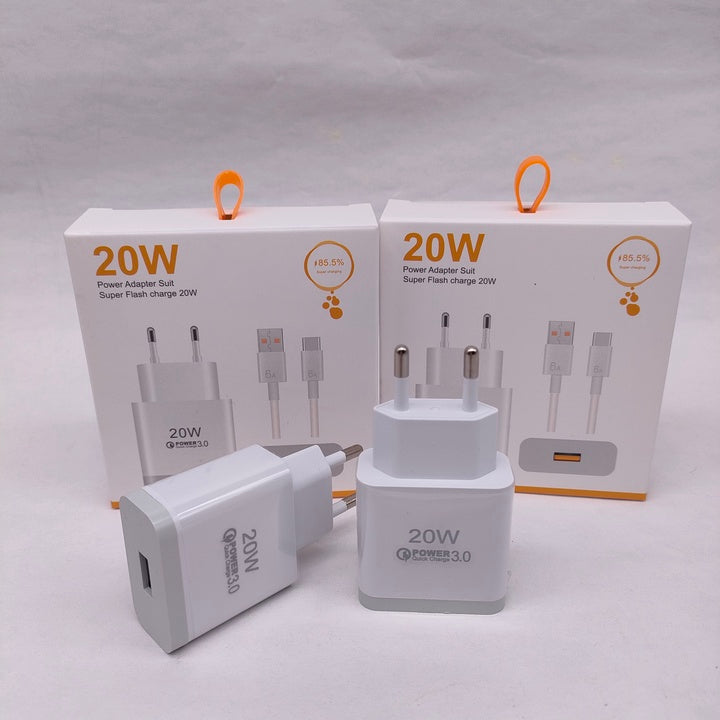 Portable Mobile Phone Cube USB Power Adapter Fast Charging QC3.0 EU US Plug Wall Charger for Xiaomi for Samsung Charger