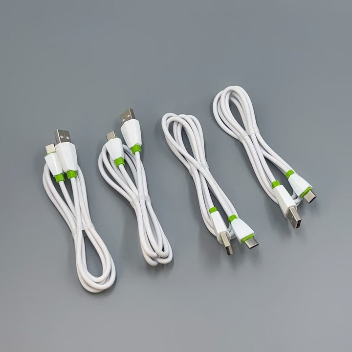 Type C Fast Charger Cable for Computer & Barcode Scanner Quick Charging USB Data Cable for Tecno & for Xiaomi Mobile Phones